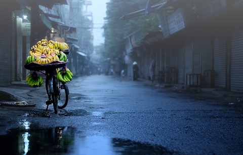 Hà Nội, những cơn mưa buổi sáng.